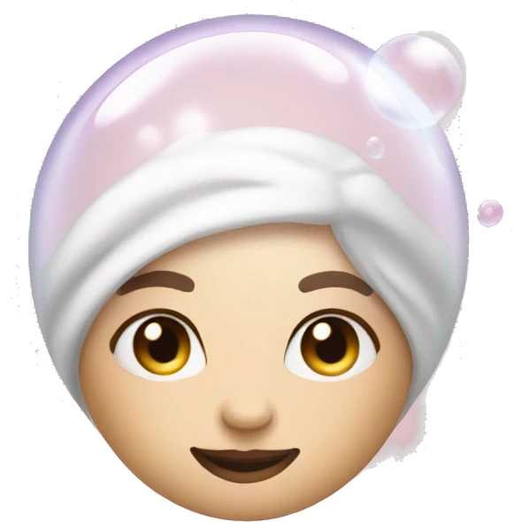 Bubble skincare emoji
