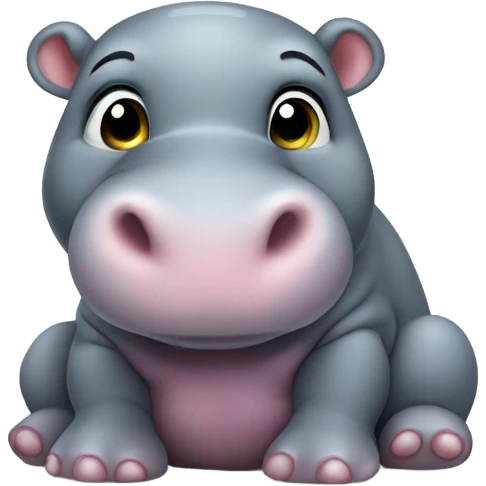 Baby hippo emoji
