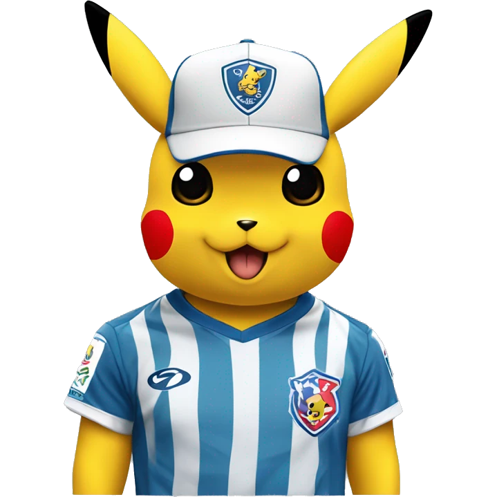 Pikachu com camisa do fortaleza esporte clube emoji