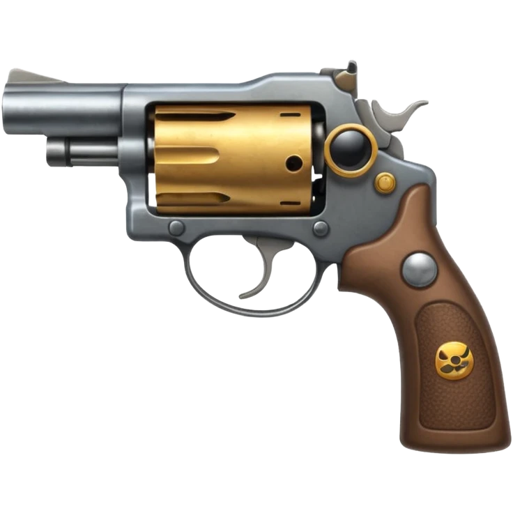 revolver with sunglasses emoji