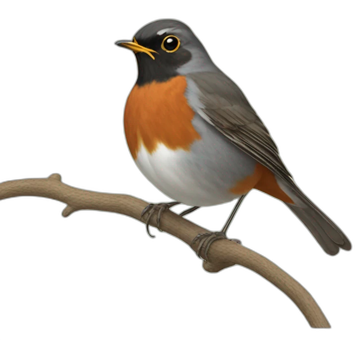 American robin emoji