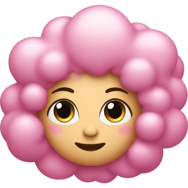 pink cloudy emoji