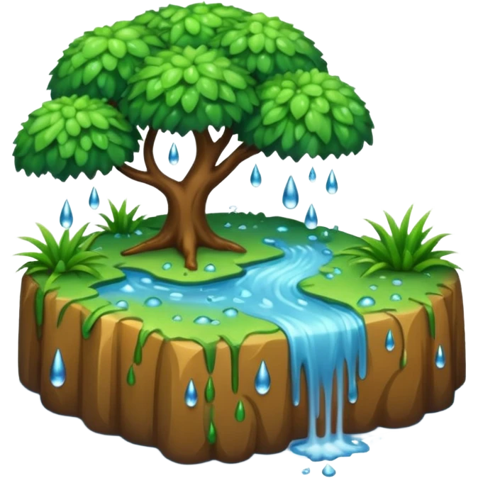 humid weather landskape imag humid more humid add draps falling emoji