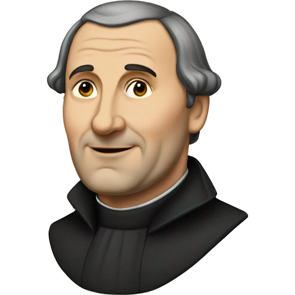 martin luther the protestant reformer  emoji