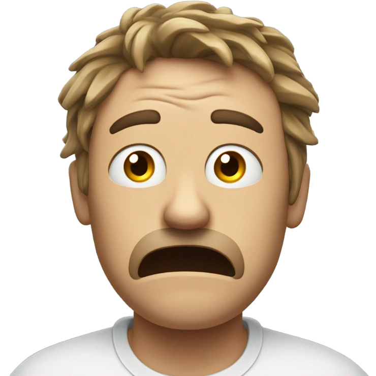 Man in distress emoji