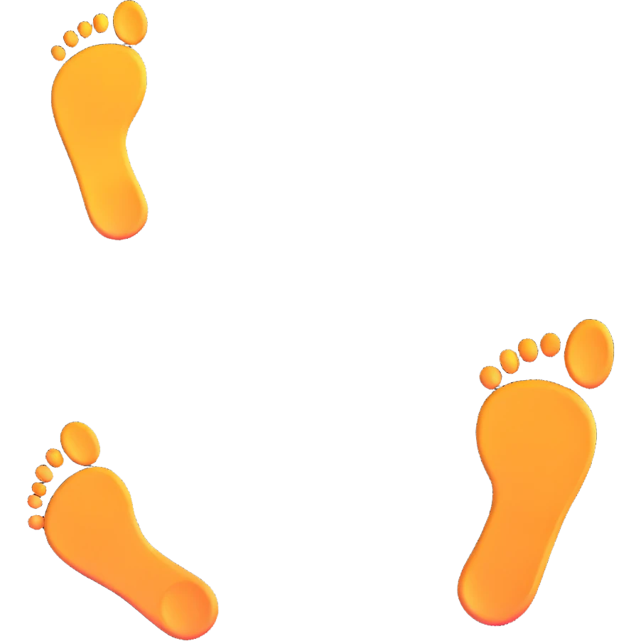 footprints emoji