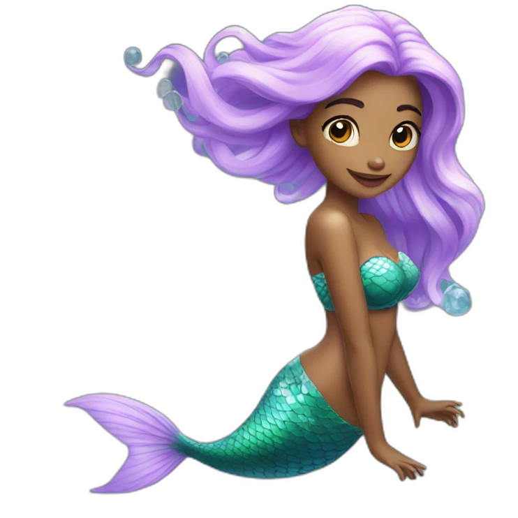 Magical mermaid emoji