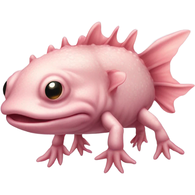 Sad axolotl emoji