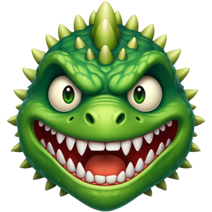 Monster verde emoji