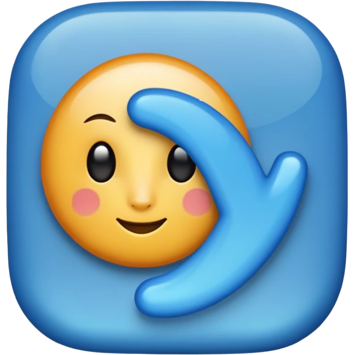Blue tick emoji