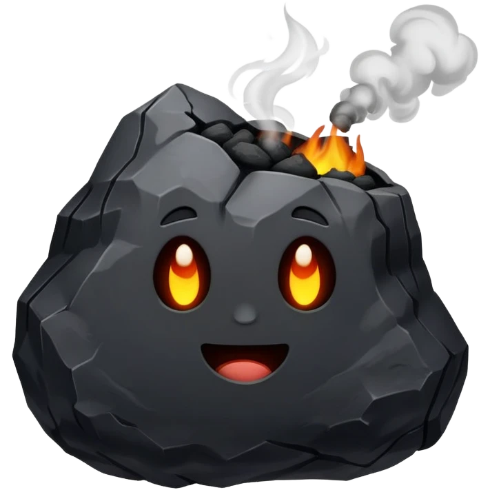The lump is smoking emoji