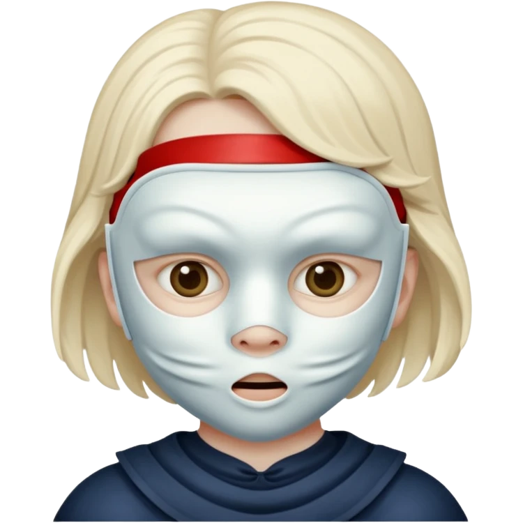 horror masked child emoji