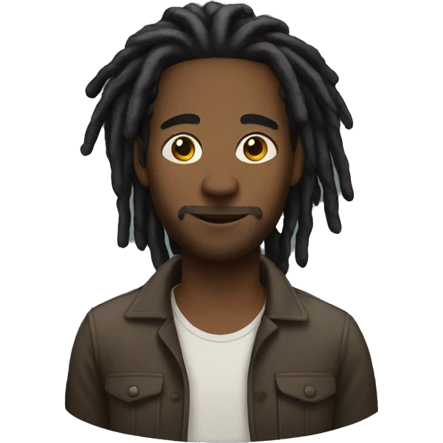 black man with dreadlocks  emoji
