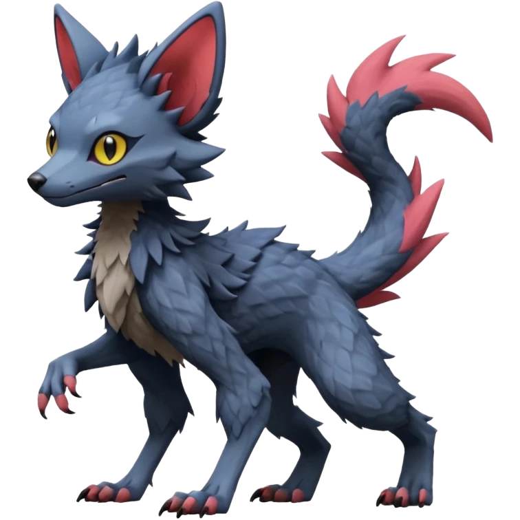 Vernid-Trico-Sergal-Lykoi-Pokémon-Fakémon-creature-hybrid emoji