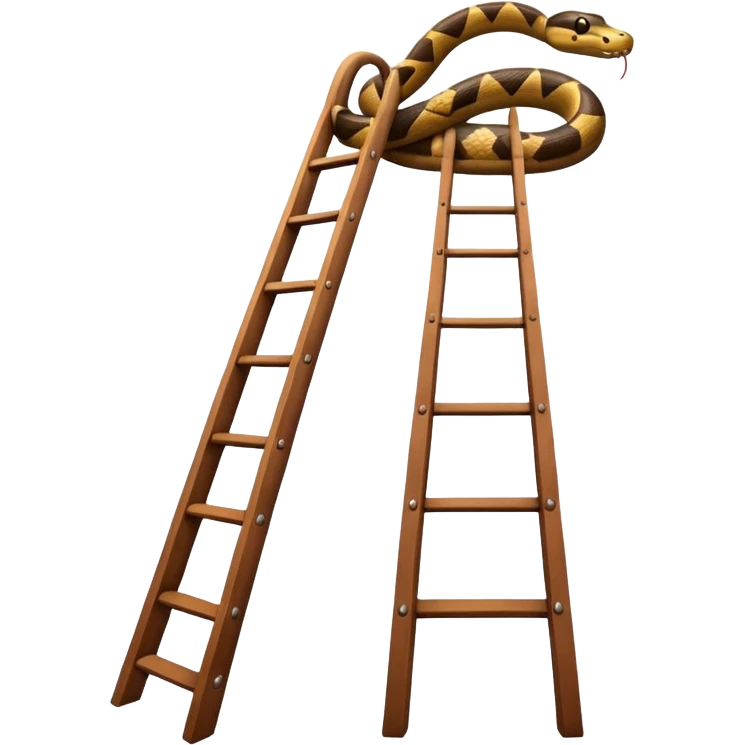 snake on a ladder emoji