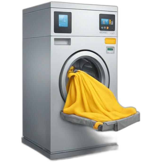 Laundry lifting machine emoji
