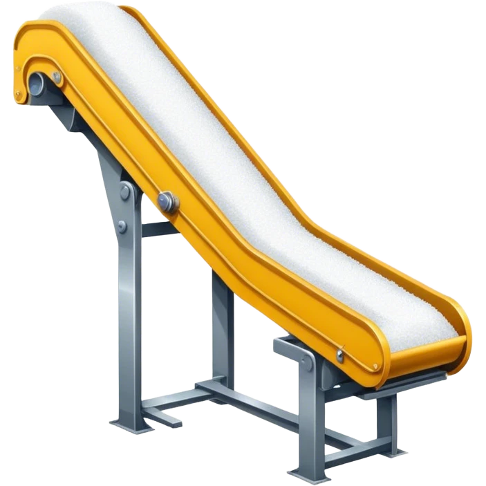 Conveyor transporting sugar emoji