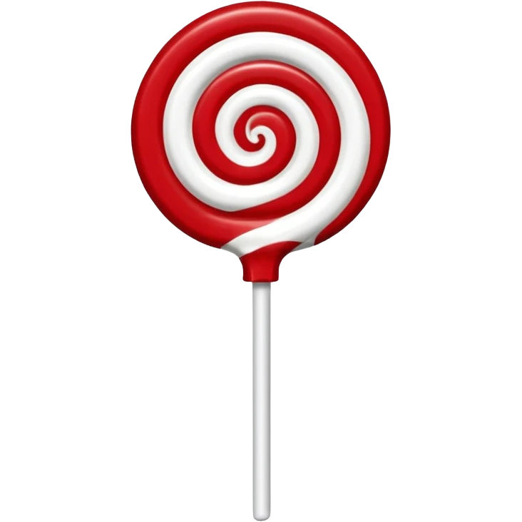 Peppermint swirl lollipop emoji