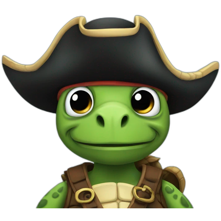 turtle pirate emoji
