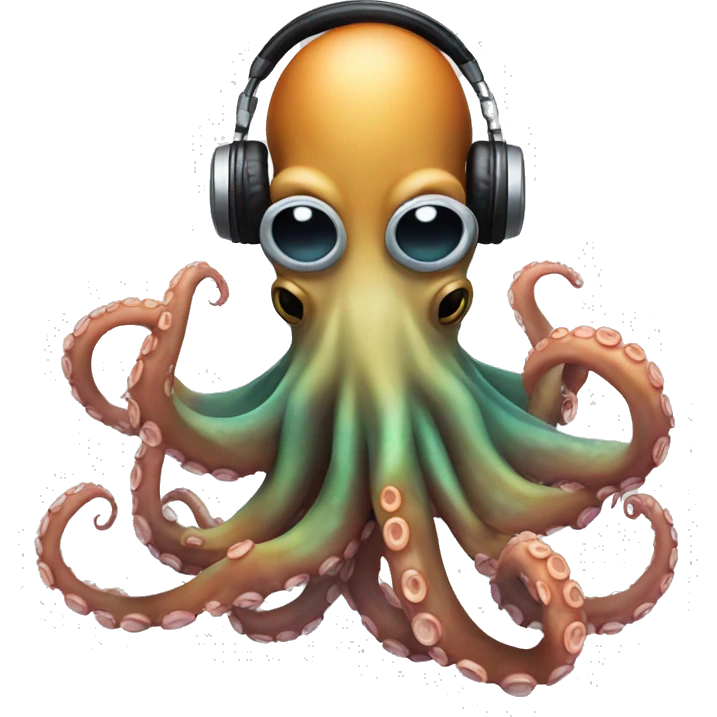 Dj octopus  emoji