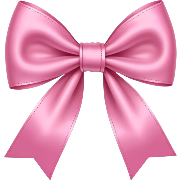 Pink bow emoji