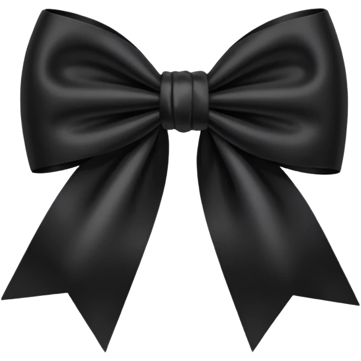 black bow emoji