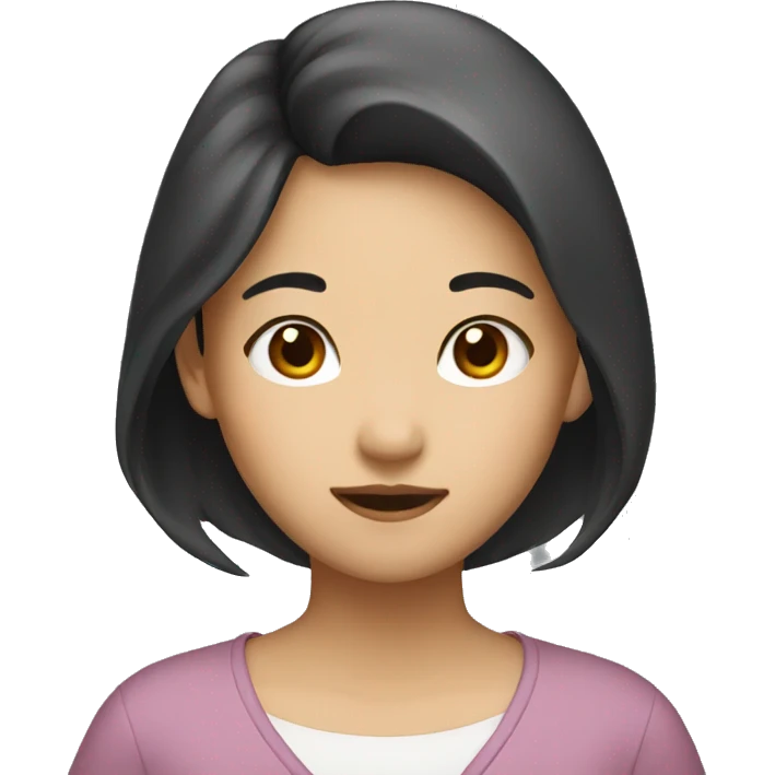 Asian girl emoji