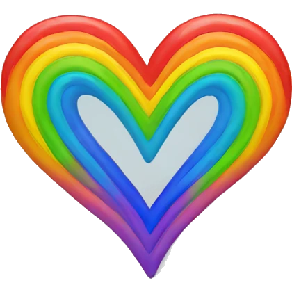 Rainbow Heart emoji