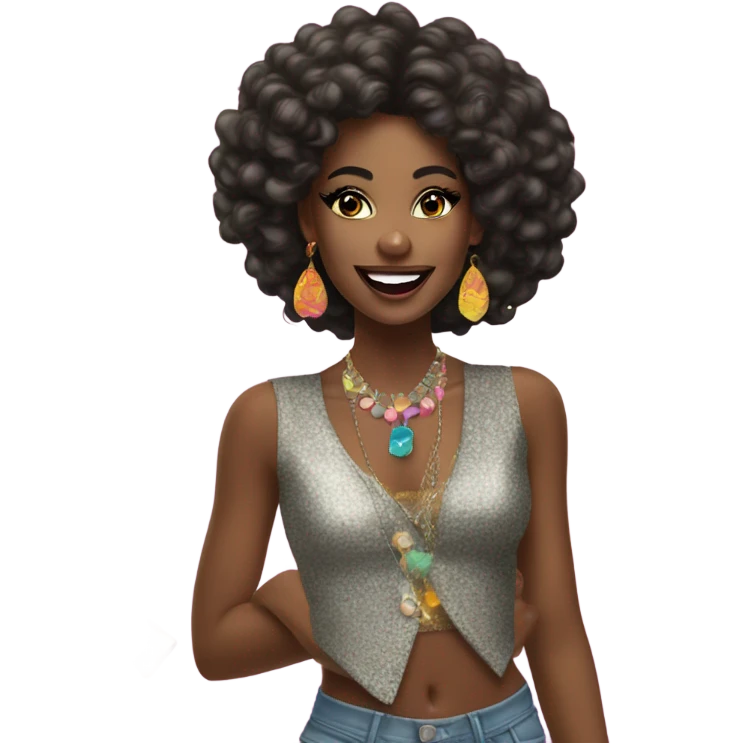 party girl emoji