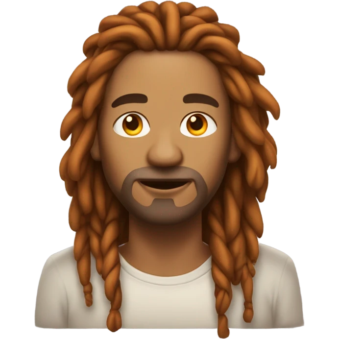 orange man with dreads emoji