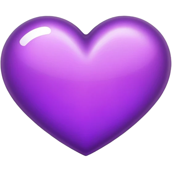 Purple heart emoji
