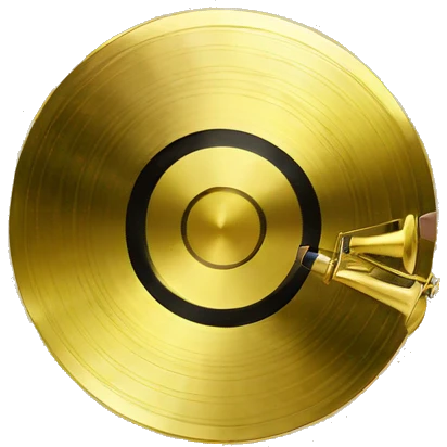 Gold record emoji
