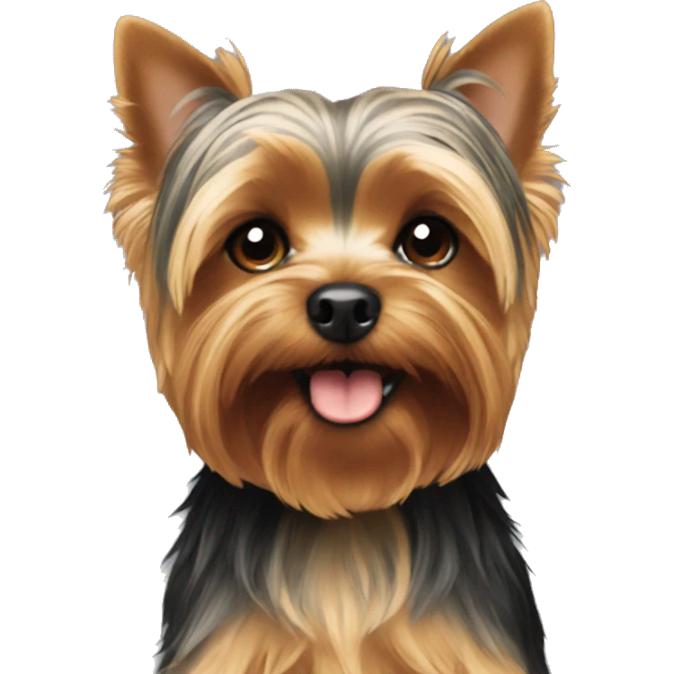 Short hair yorkie emoji