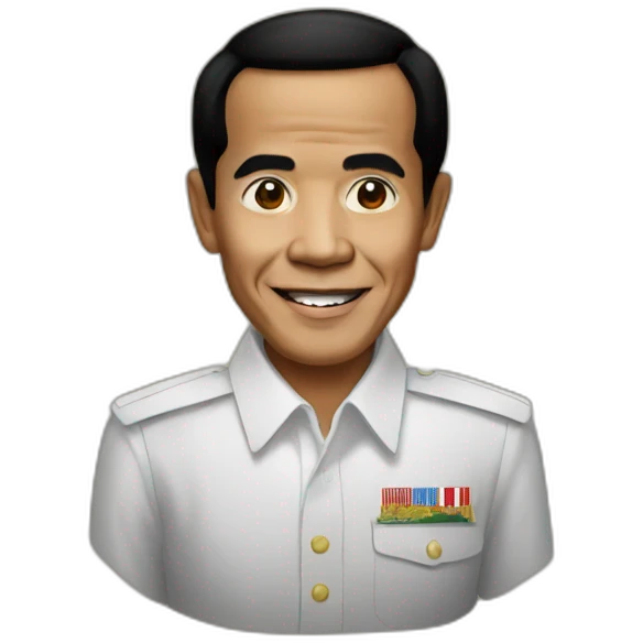 Jokowi indonesian president emoji