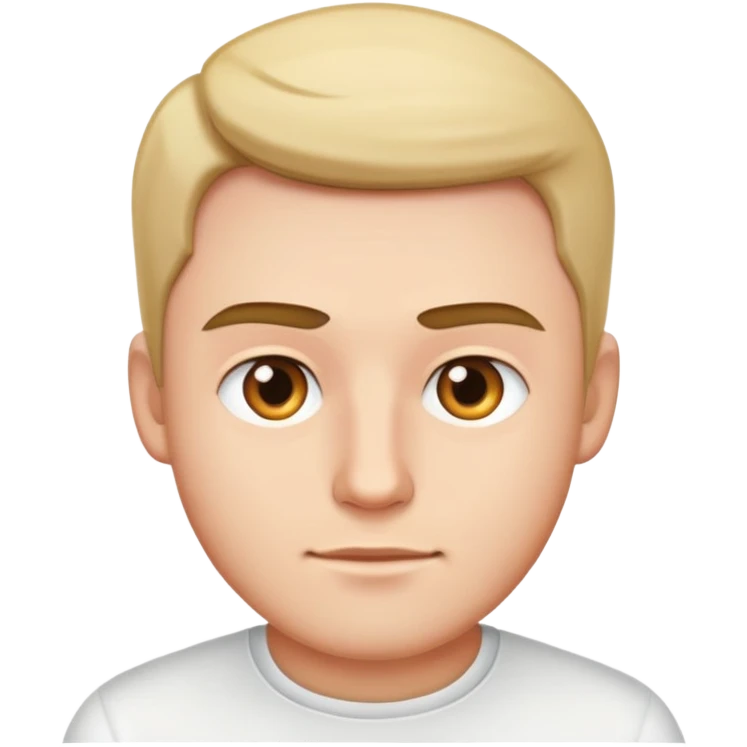 man white shirt emoji