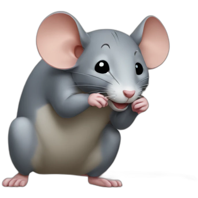rat bowing emoji