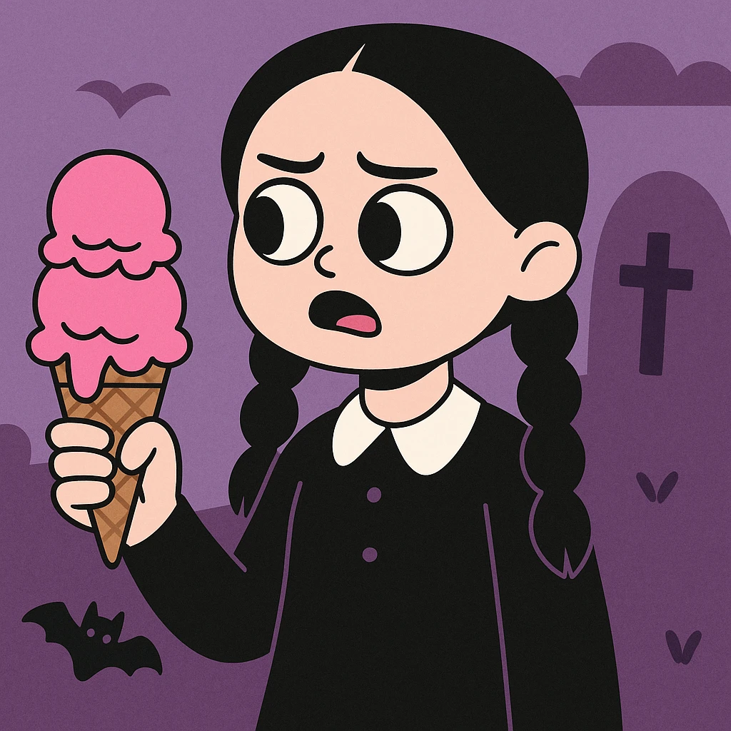 gothic ice cream emoji