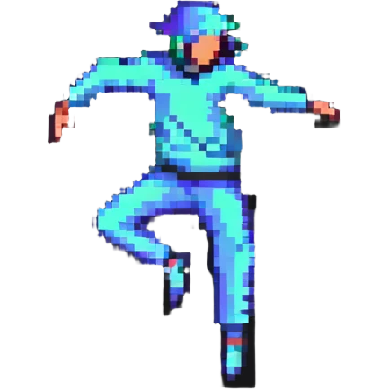 a person dancing emoji