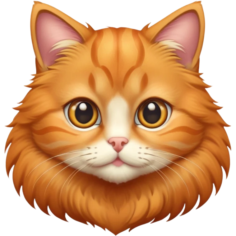 orange tabby cat with big eyes emoji
