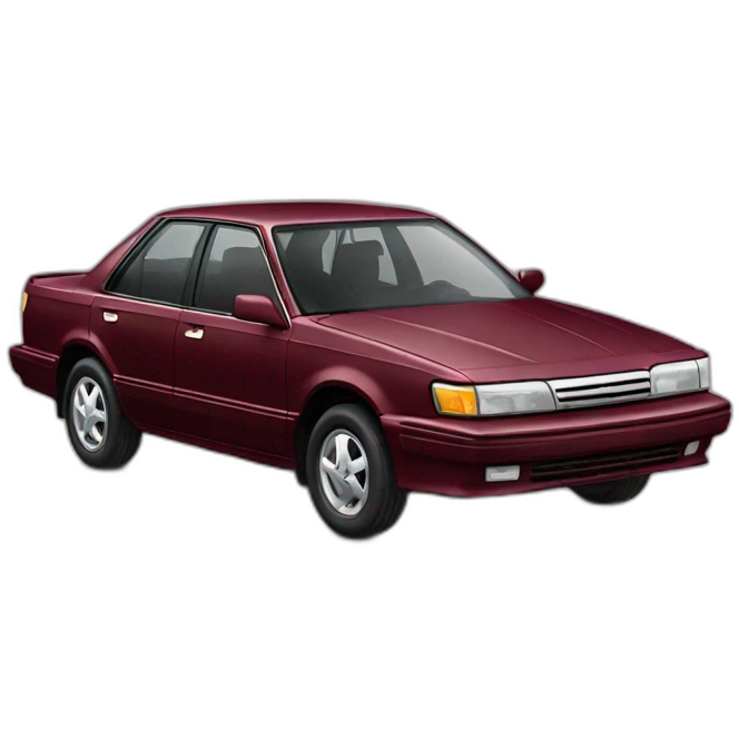 1992 Toyota Camry burgundy emoji