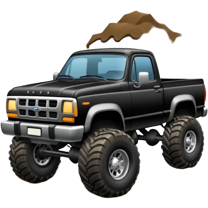 black truck lifted  emoji