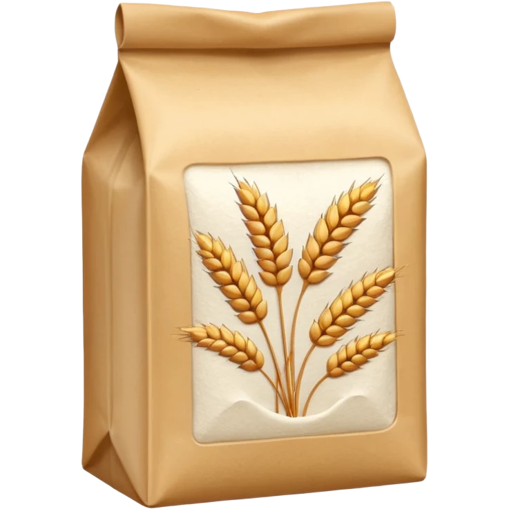 Wheat flour in package  emoji
