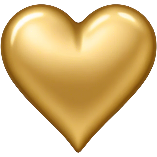 Glamour heart shape emoji