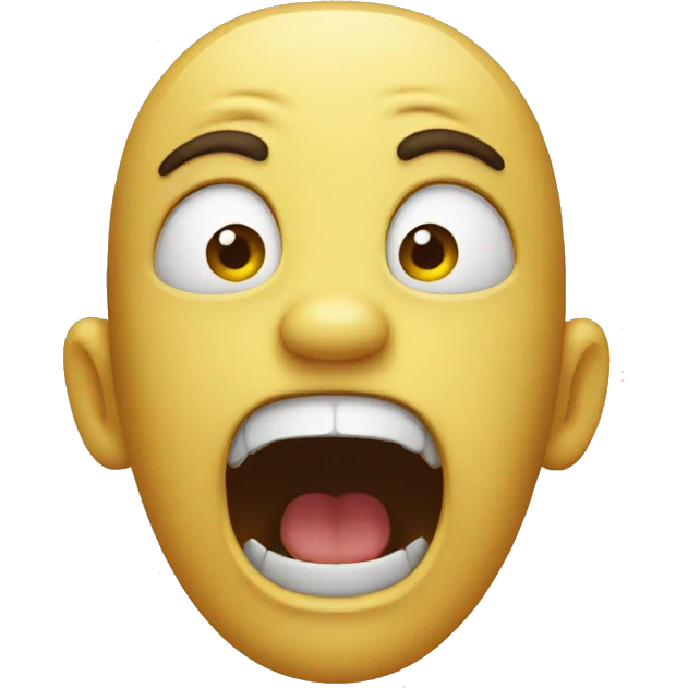 screaming emoji