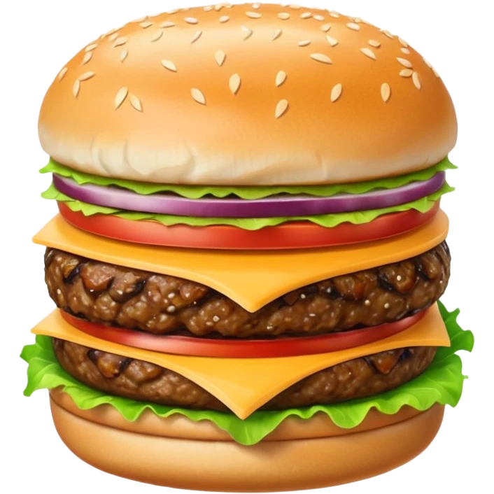 chin burger emoji