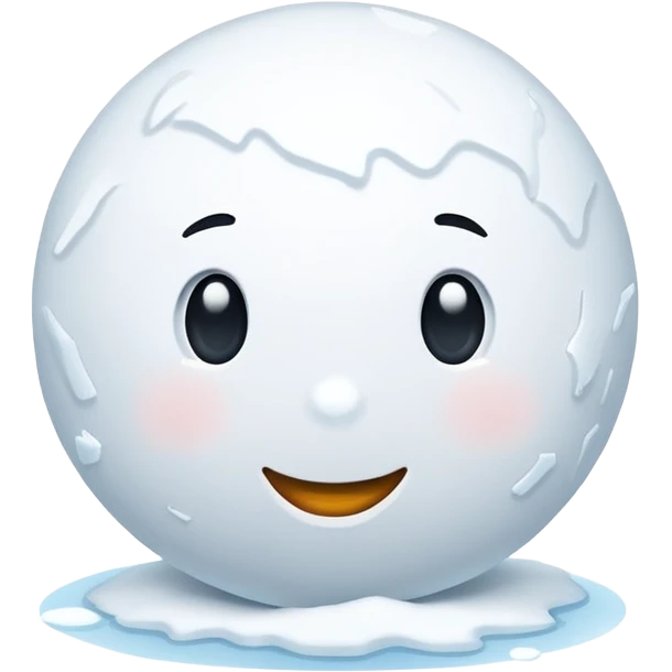 Snowball emoji