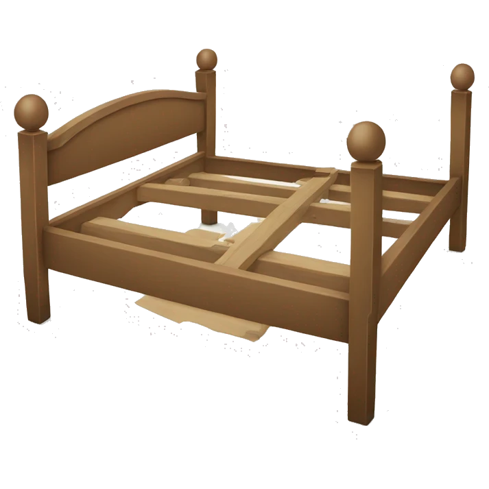 Broken bed frame emoji