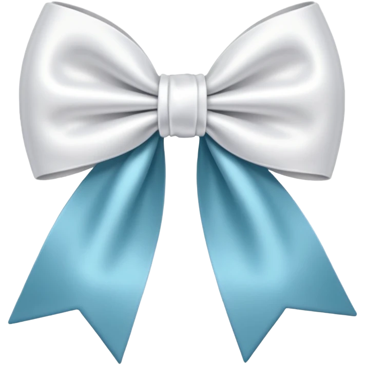 White bow emoji