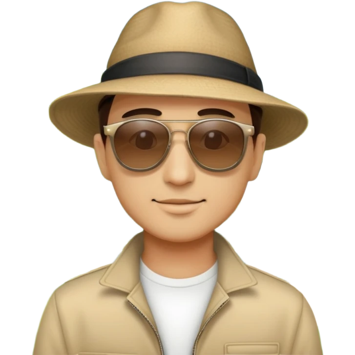 Man in the park emoji