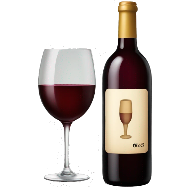 Bottle of wine  emoji